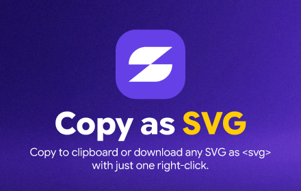 Copy as SVG Promo Title